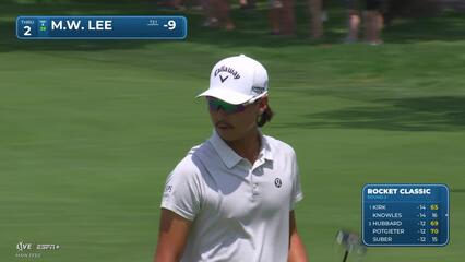 Min Woo Lee | Round 2 | 2nd hole | Shot 4 | 2025 Rocket Classic