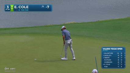 Eric Cole | Round 2 | 3rd hole | Shot 3 | 2026 Valero