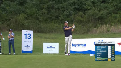 Taiga Kobayashi | Round 1 | 13th hole | Shot 1 | 2025 Baycurrent