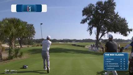 Tom Hoge | Round 1 | 16th hole | Shot 1 | 2025 The RSM Classic
