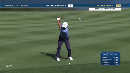 Takumi Kanaya | Round 3 | 7th hole | Shot 2 | 2026 THE PLAYERS