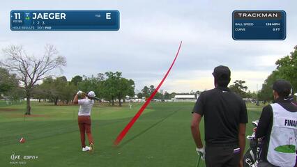 Stephan Jaeger | Round 2 | 11th hole | Shot 1 | 2025 Houston Open