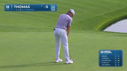 Justin Thomas | Round 4 | 18th hole | Shot 4 | 2025 Genesis