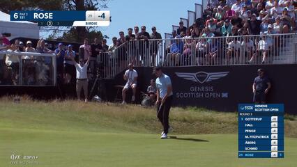Justin Rose | Round 3 | 6th hole | Shot 2 | 2025 Genesis Scottish Open