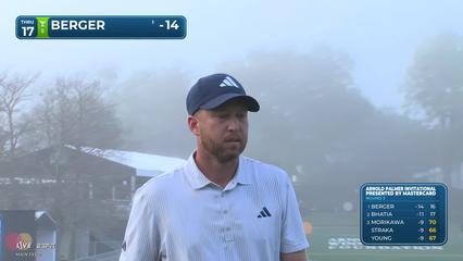 Daniel Berger | Round 3 | 17th hole | Shot 3 | 2026 Arnold Palmer