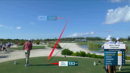 Scottie Scheffler | Round 2 | 9th hole | Shot 1 | 2025 Hero World Challenge