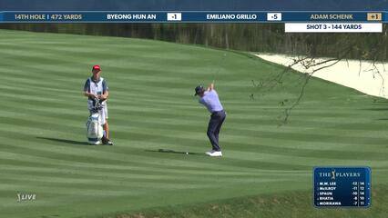Adam Schenk | Round 2 | 14th hole | Shot 3 | 2025 THE PLAYERS