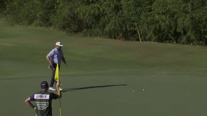 Thriston Lawrence | Round 1 | 13th hole | Shot 4 | 2025 Sanderson Farms