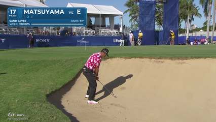 Hideki Matsuyama | Round 2 | 17th hole | Shot 2 | 2026 Sony Open