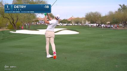 Thomas Detry | Round 4 | 1st hole | Shot 2 | 2025 WM Phoenix Open