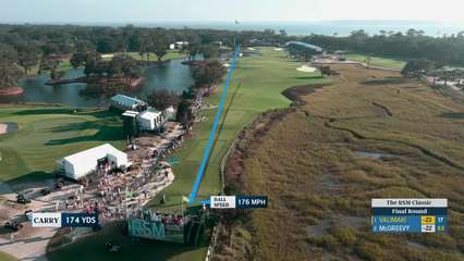 Sami Valimaki | Round 4 | 18th hole | Shot 1 | 2025 The RSM Classic