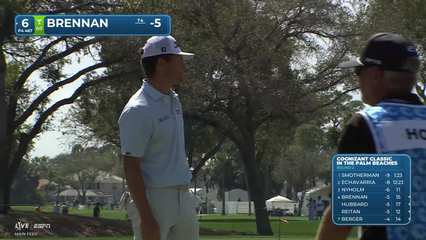 Michael Brennan | Round 2 | 6th hole | Shot 4 | 2026 Cognizant Classic