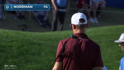Vincent Norrman | Round 4 | 17th hole | Shot 3 | 2025 The American Express