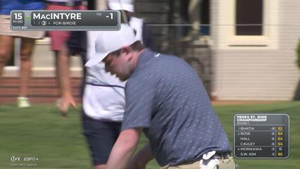 Robert MacIntyre | Round 1 | 15th hole | Shot 3 | 2025 FedEx St. Jude