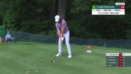 Tommy Fleetwood | Round 3 | 12th hole | Shot 1 | 2025 Travelers