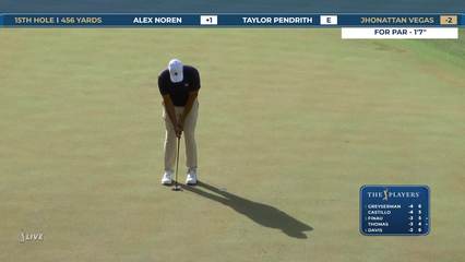 Jhonattan Vegas | Round 1 | 15th hole | Shot 4 | 2026 THE PLAYERS