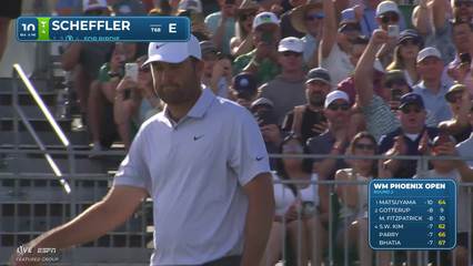 Scottie Scheffler | Round 2 | 10th hole | Shot 3 | 2026 WM Phoenix Open
