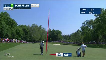 Scottie Scheffler | 2023 the Memorial | Round 4 | 2nd hole | Shot 2