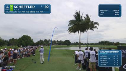 Scottie Scheffler | Round 4 | 4th hole | Shot 1 | 2026 Cadillac