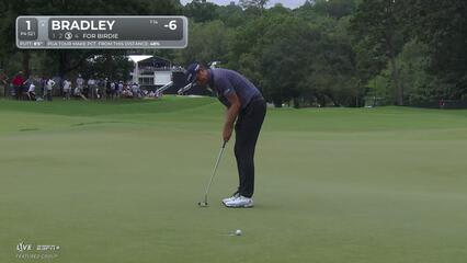 Keegan Bradley | Round 3 | 1st hole | Shot 4 | 2025 TOUR Championship