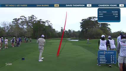 Sam Burns | Round 2 | 1st hole | Shot 1 | 2026 THE PLAYERS