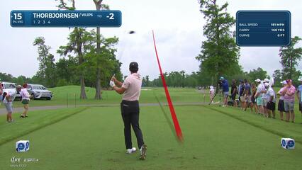 Michael Thorbjornsen | Round 1 | 15th hole | Shot 1 | 2025 Zurich Classic