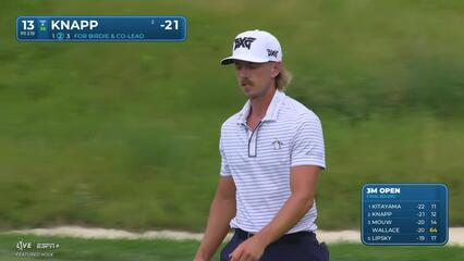Jake Knapp | Round 4 | 13th hole | Shot 3 | 2025 3M Open