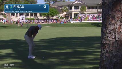 Tony Finau | Round 3 | 9th hole | Shot 2 | 2025 RBC Heritage