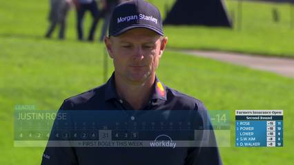 Justin Rose | Round 2 | 12th hole | Shot 5 | 2026 Farmers