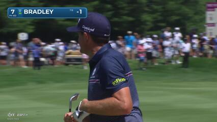 Keegan Bradley | Round 1 | 7th hole | Shot 2 | 2025 Travelers