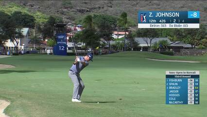 Zach Johnson | Round 3 | 12th hole | Shot 2 | 2025 Sony Open