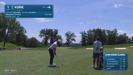 Chris Kirk | Round 2 | 1st hole | Shot 2 | 2025 John Deere