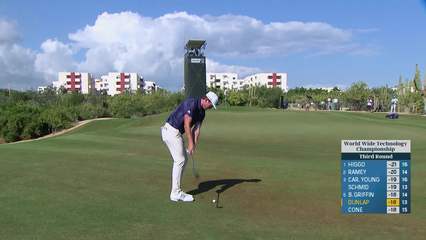 Nick Dunlap | Round 3 | 14th hole | Shot 3 | 2025 World Wide Technology