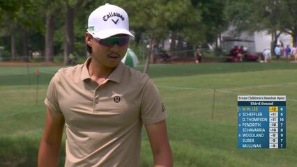 Min Woo Lee | Round 3 | 7th hole | Shot 3 | 2025 Houston Open
