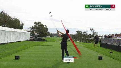 Patrick Rodgers | Round 4 | 9th hole | Shot 1 | 2025 Genesis