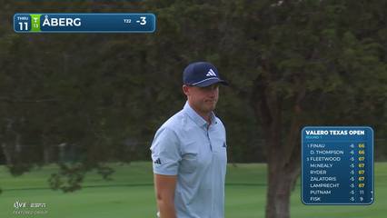Ludvig Åberg | Round 1 | 11th hole | Shot 4 | 2026 Valero