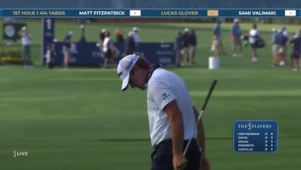 Lucas Glover | Round 1 | 1st hole | Shot 2 | 2026 THE PLAYERS