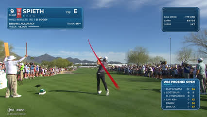 Jordan Spieth | Round 2 | 9th hole | Shot 1 | 2026 WM Phoenix Open