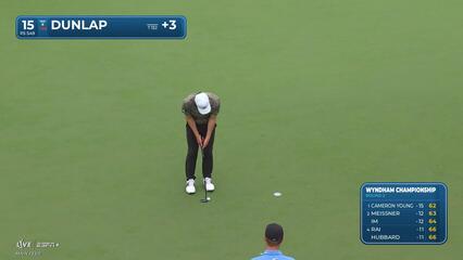 Nick Dunlap | Round 2 | 15th hole | Shot 4 | 2025 Wyndham