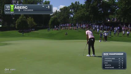 Ludvig Åberg | Round 1 | 9th hole | Shot 4 | 2026 BMW Championship