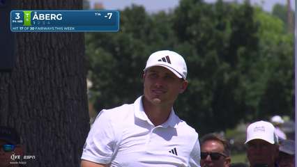 Ludvig Åberg | Round 3 | 3rd hole | Shot 1 | 2026 Charles Schwab