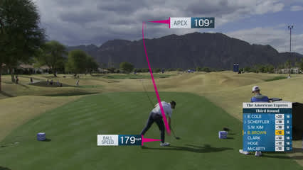 Blades Brown | Round 3 | 15th hole | Shot 1 | 2026 The American Express