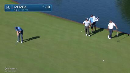 Victor Perez | Round 4 | 13th hole | Shot 3 | 2025 The American Express