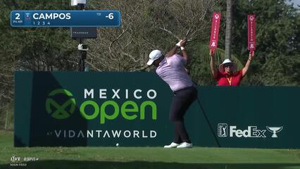 Rafael Campos | Round 3 | 2nd hole | Shot 1 | 2025 Mexico Open