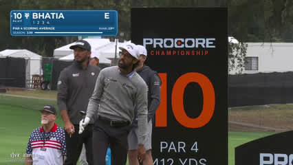 Akshay Bhatia | Round 1 | 10th hole | Shot 1 | 2025 Procore
