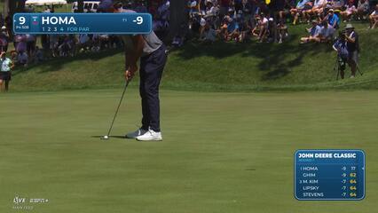 Max Homa | Round 1 | 9th hole | Shot 5 | 2025 John Deere