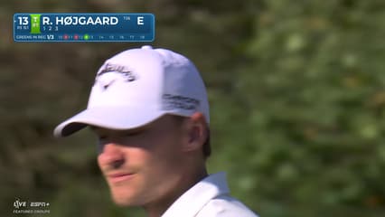Rasmus Højgaard | Round 1 | 13th hole | Shot 1 | 2025 Sanderson Farms