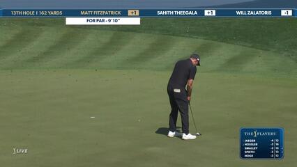 Matt Fitzpatrick | Round 1 | 13th hole | Shot 4 | 2025 THE PLAYERS