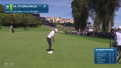 Matt Fitzpatrick | Round 4 | 18th hole | Shot 2 | 2026 The Genesis