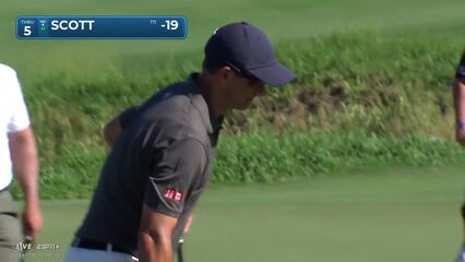 Adam Scott | Round 4 | 5th hole | Shot 4 | 2025 The Sentry